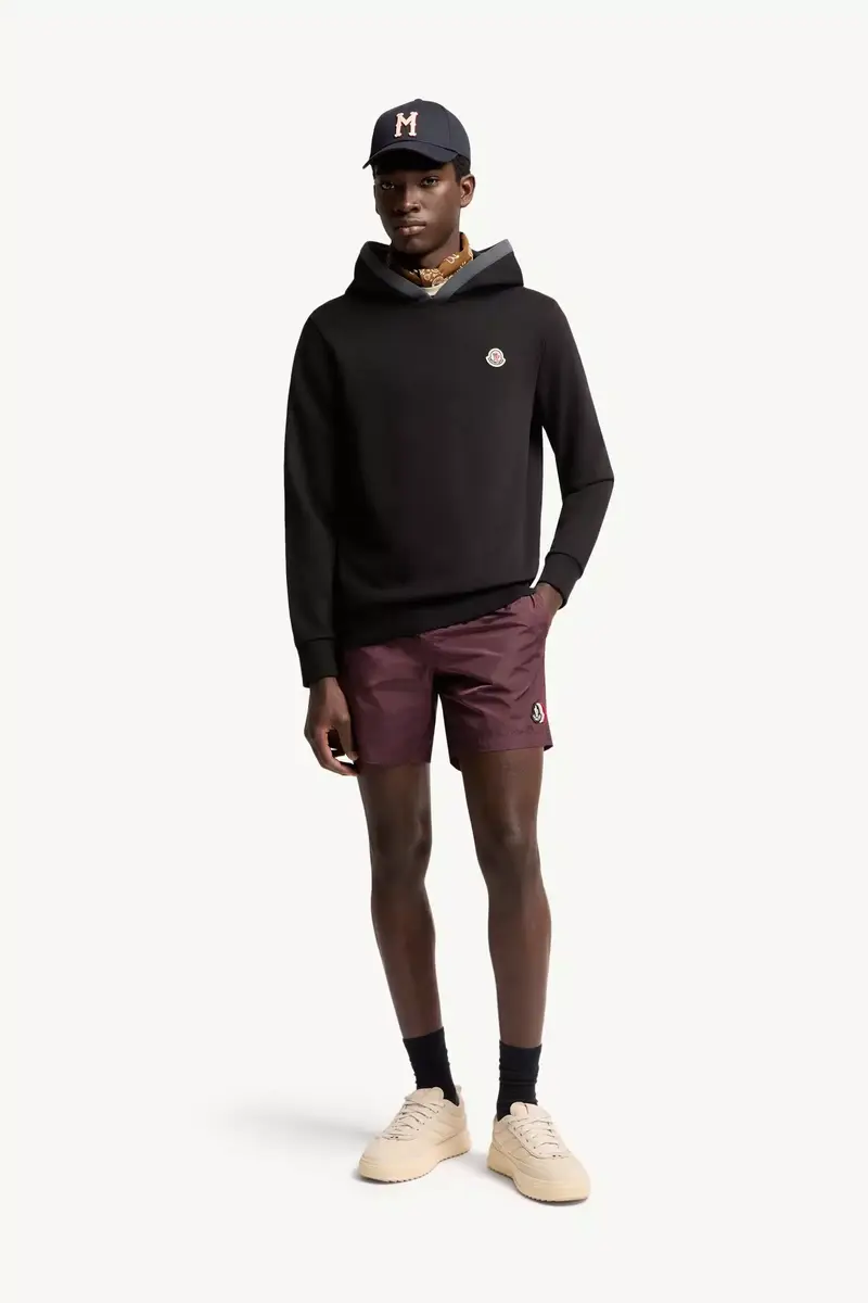 Moncler Brushed Cotton Logo Hoodie | Thumbnail 3 Moncler Brushed Cotton Logo Hoodie | Thumbnail 3