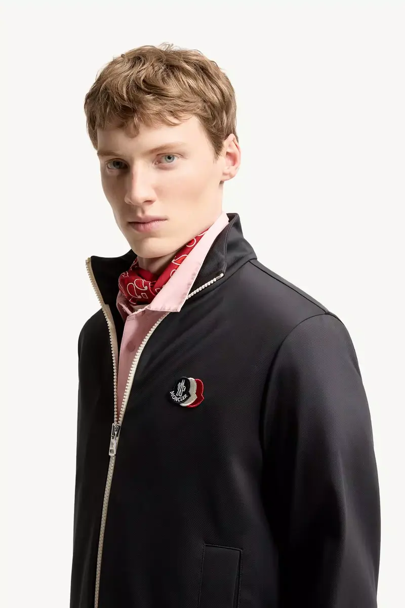 Moncler Tricolor Logo Zip-up Sweatshirt | Thumbnail 4 Moncler Tricolor Logo Zip-up Sweatshirt | Thumbnail 4