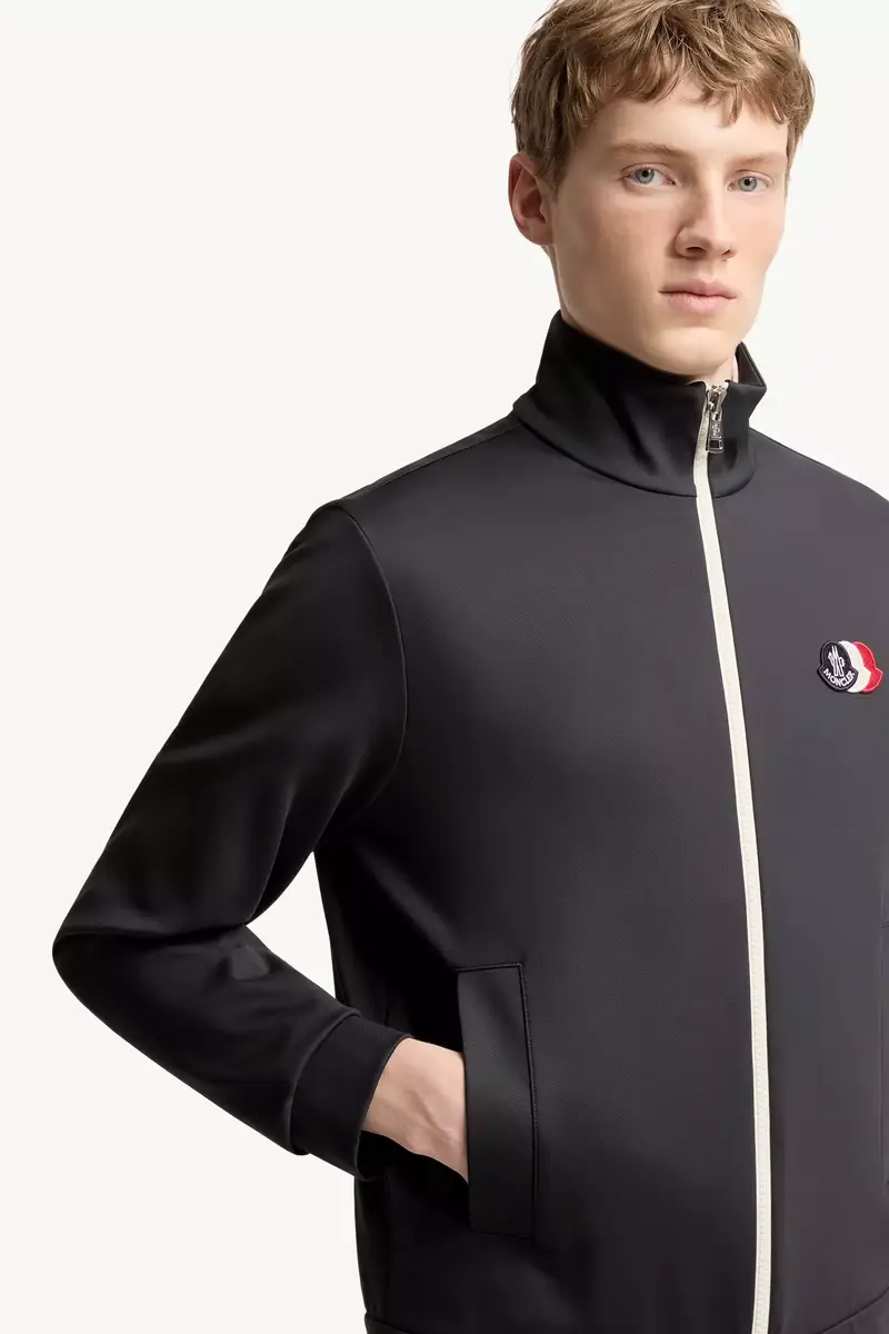 Moncler Tricolor Logo Zip-up Sweatshirt | Thumbnail 7 Moncler Tricolor Logo Zip-up Sweatshirt | Thumbnail 7