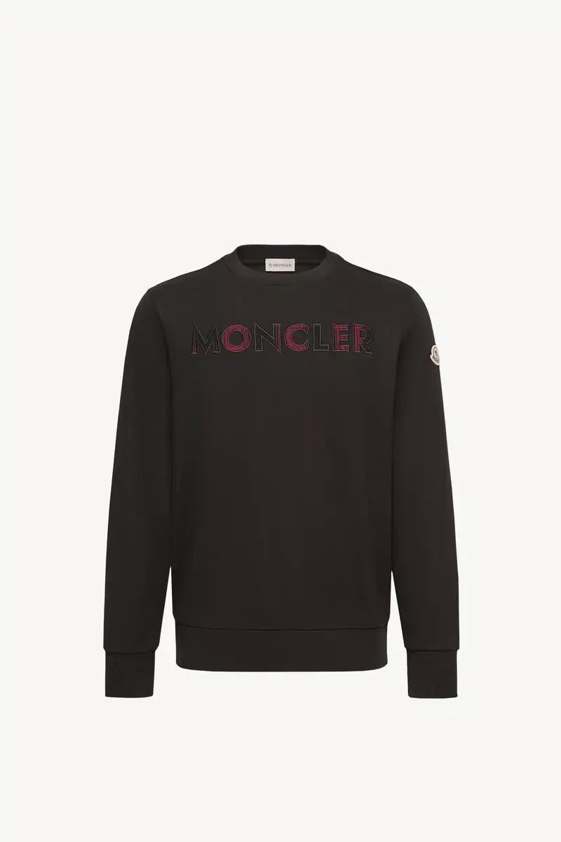Moncler Logo Cotton Blend Sweatshirt | Thumbnail 2 Moncler Logo Cotton Blend Sweatshirt | Thumbnail 2