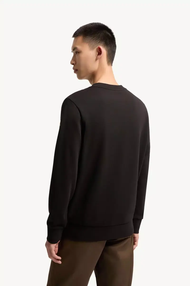 Moncler Logo Cotton Blend Sweatshirt | Thumbnail 6 Moncler Logo Cotton Blend Sweatshirt | Thumbnail 6