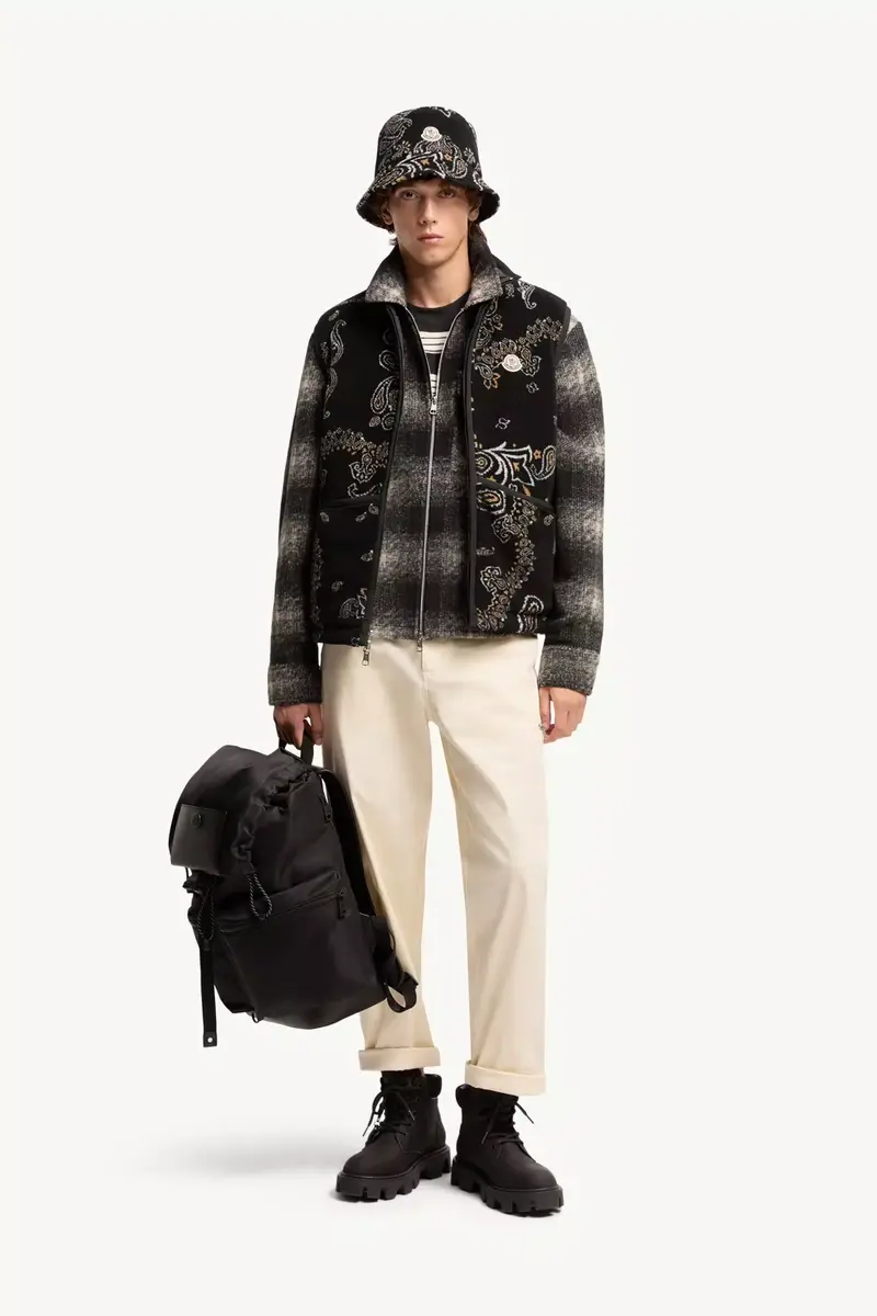 Moncler Reversible Paisley Print Padded Teddy Vest | Thumbnail 3 Moncler Reversible Paisley Print Padded Teddy Vest | Thumbnail 3