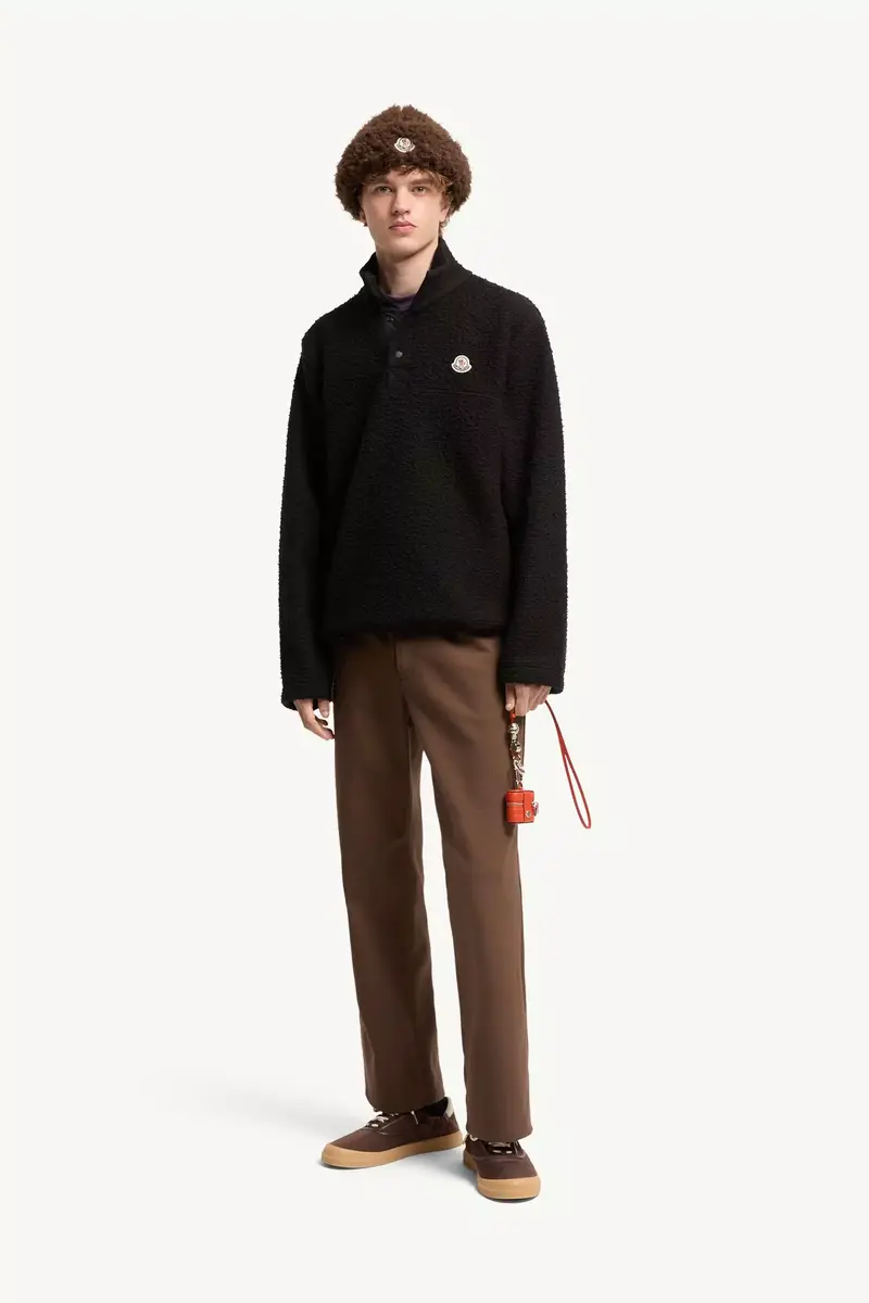 Moncler Logo Knit Sweatshirt | Thumbnail 3 Moncler Logo Knit Sweatshirt | Thumbnail 3