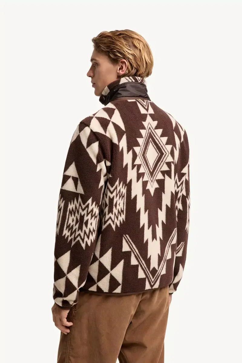 Moncler Geometric Teddy Zip-up Hoodie | Thumbnail 6