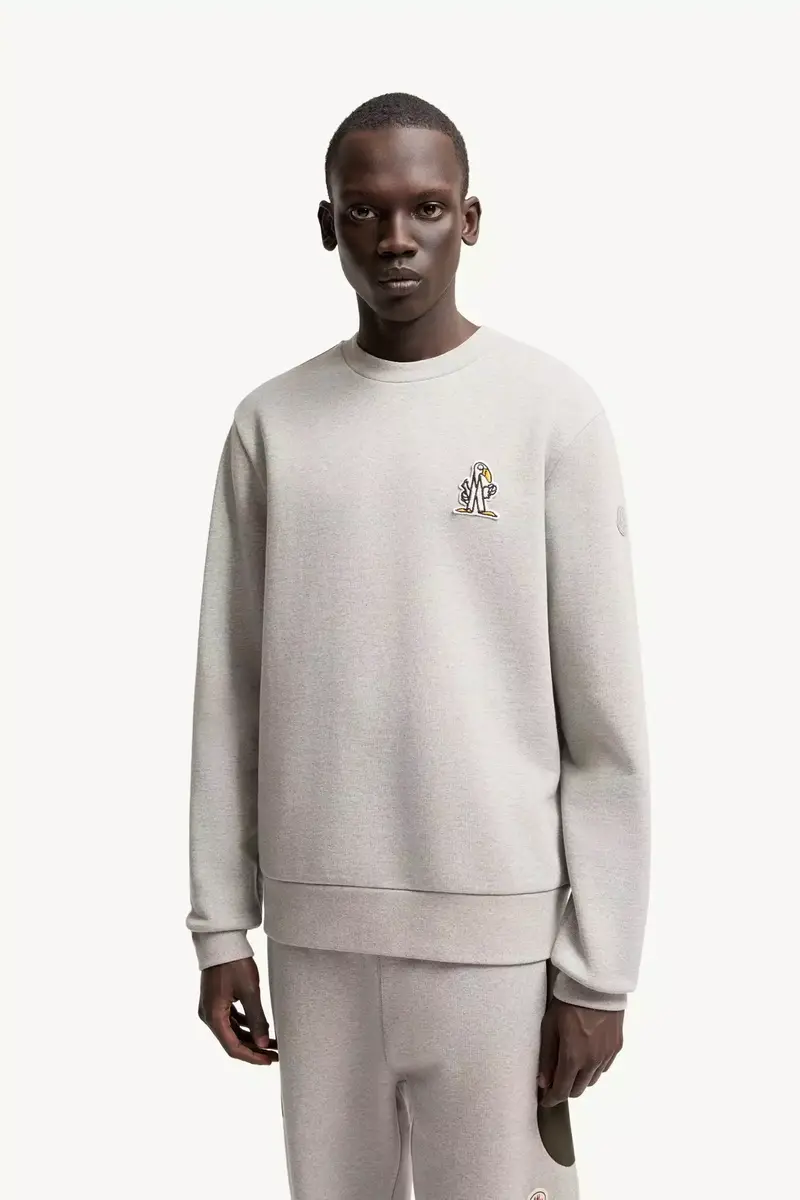 Moncler Monduck Cotton Sweatshirt | Thumbnail 5 Moncler Monduck Cotton Sweatshirt | Thumbnail 5