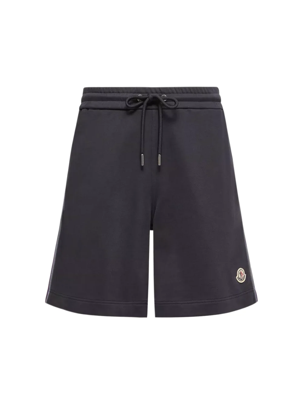 Striped Trim Cotton Fleece Shorts Striped Trim Cotton Fleece Shorts
