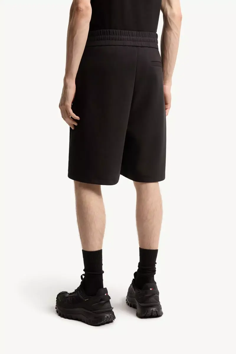 Moncler Interlock Cotton Blend Shorts | Thumbnail 6 Moncler Interlock Cotton Blend Shorts | Thumbnail 6