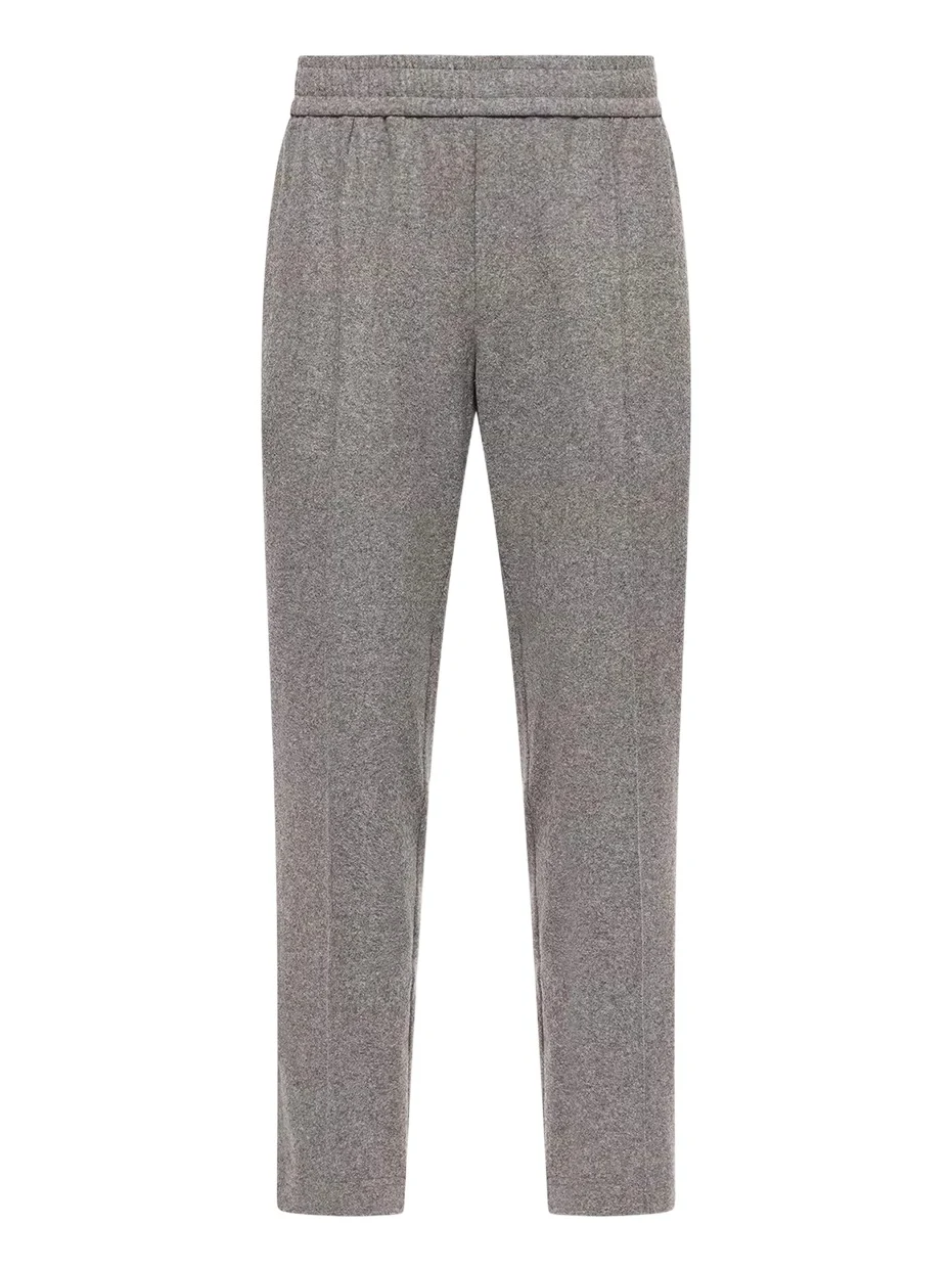 Leather Logo Flannel Pants Leather Logo Flannel Pants