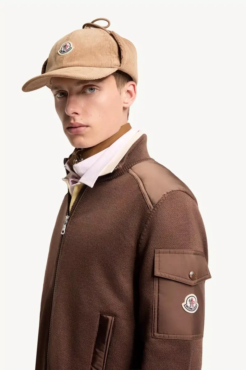 Moncler Padded Wool Zip-up Cardigan | Thumbnail 4