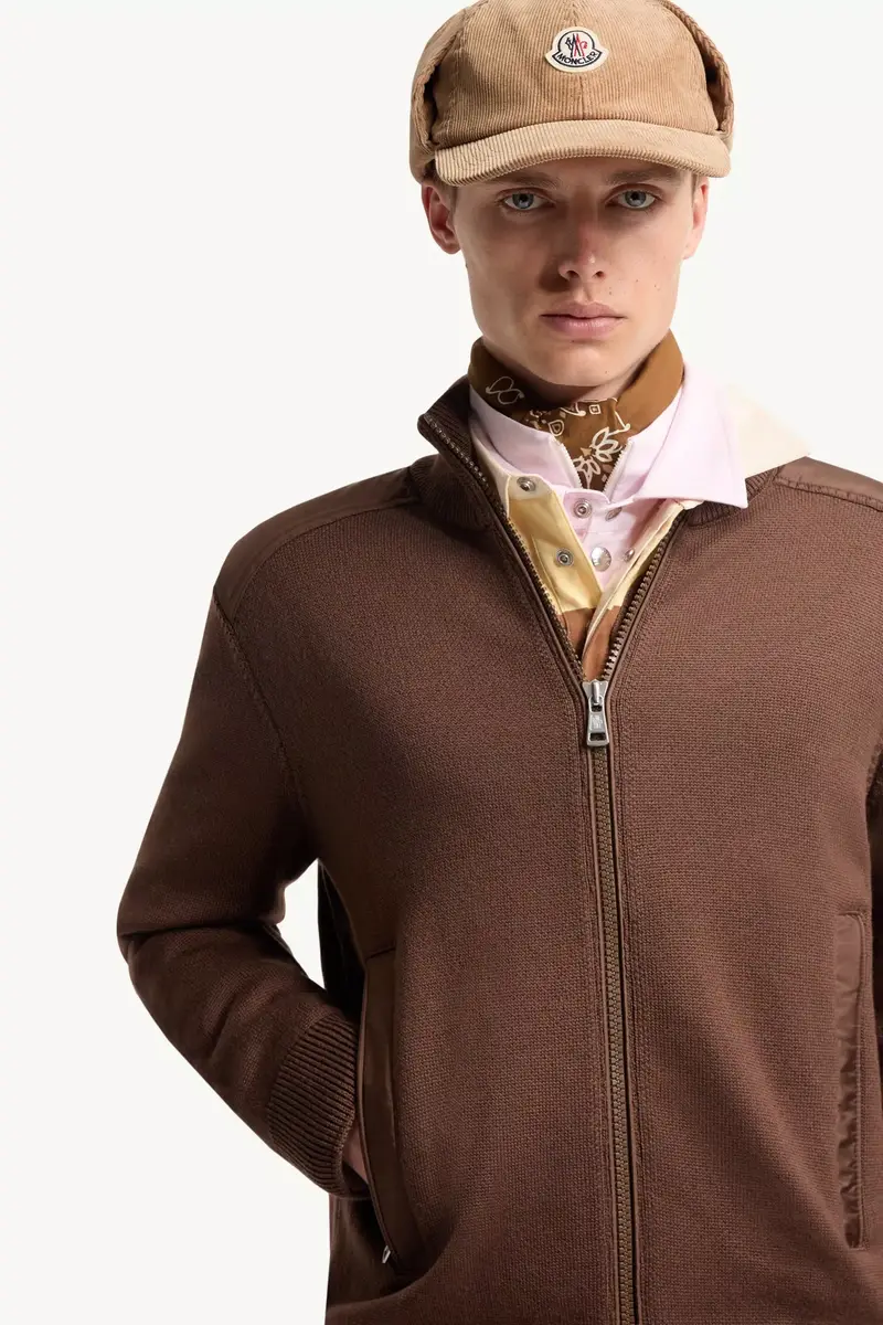 Moncler Padded Wool Zip-up Cardigan | Thumbnail 7