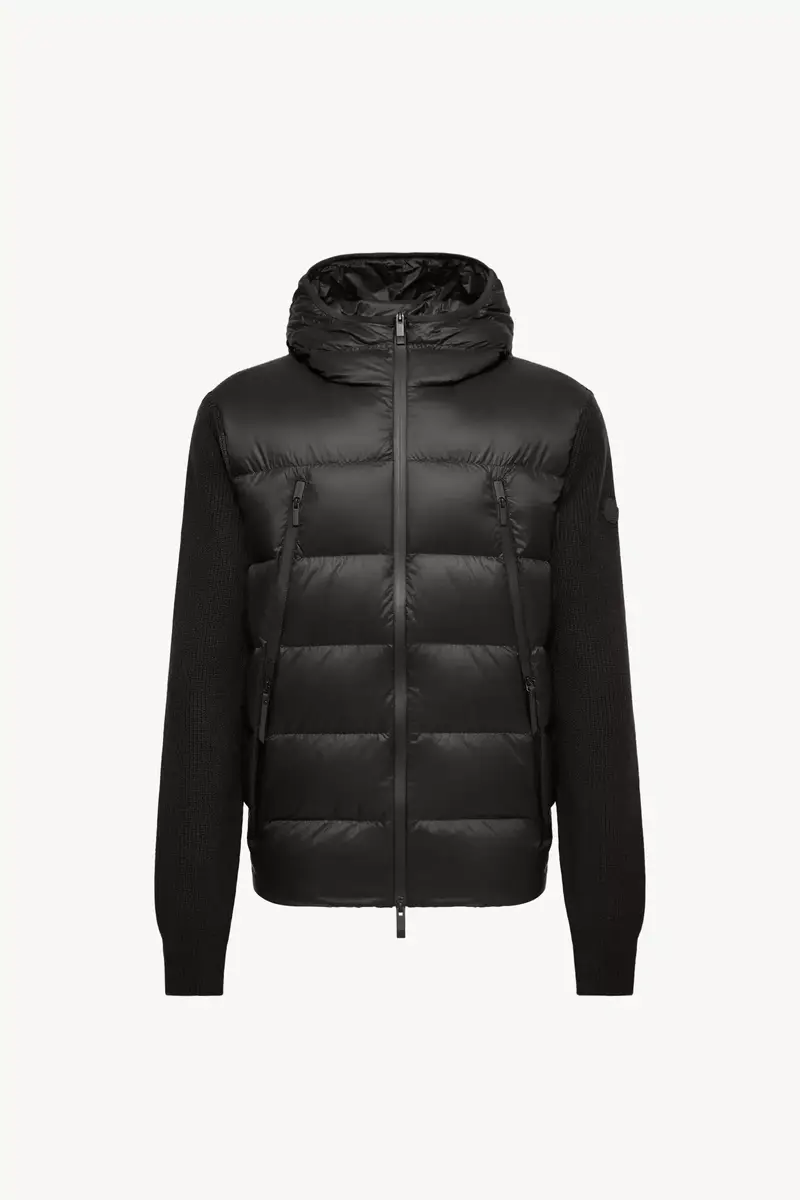 Moncler Wool Padded Zip-up Cardigan | Thumbnail 2