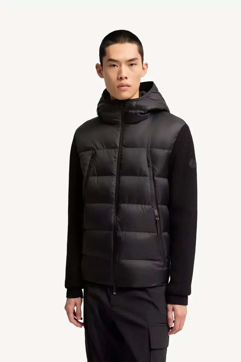 Moncler Wool Padded Zip-up Cardigan | Thumbnail 5