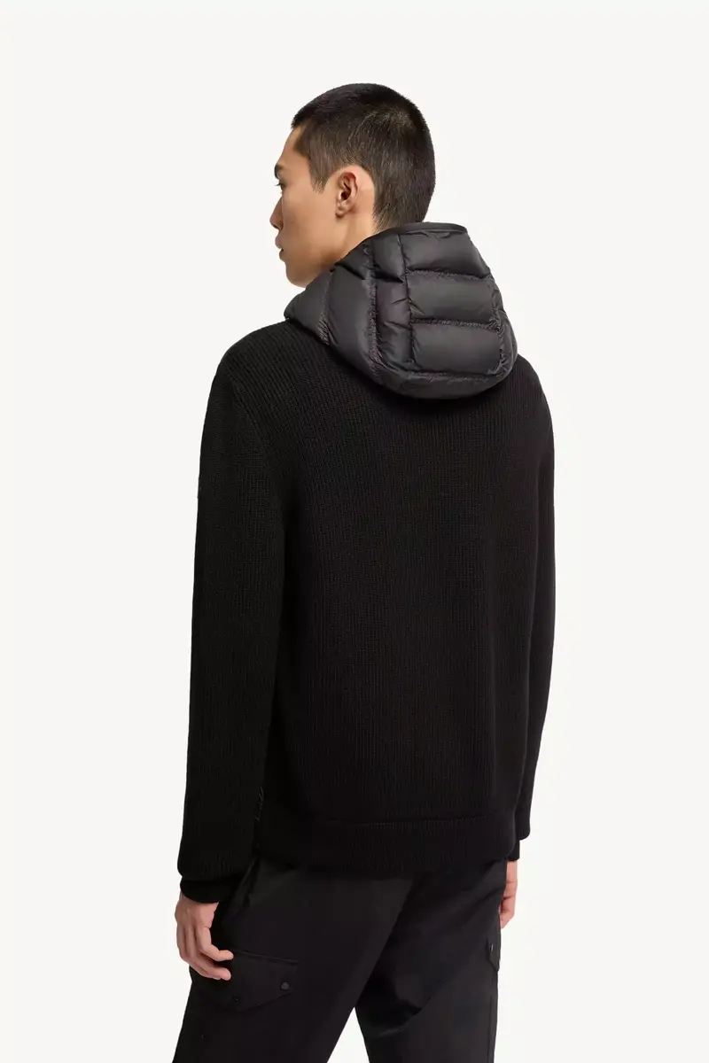 Moncler Wool Padded Zip-up Cardigan | Thumbnail 6
