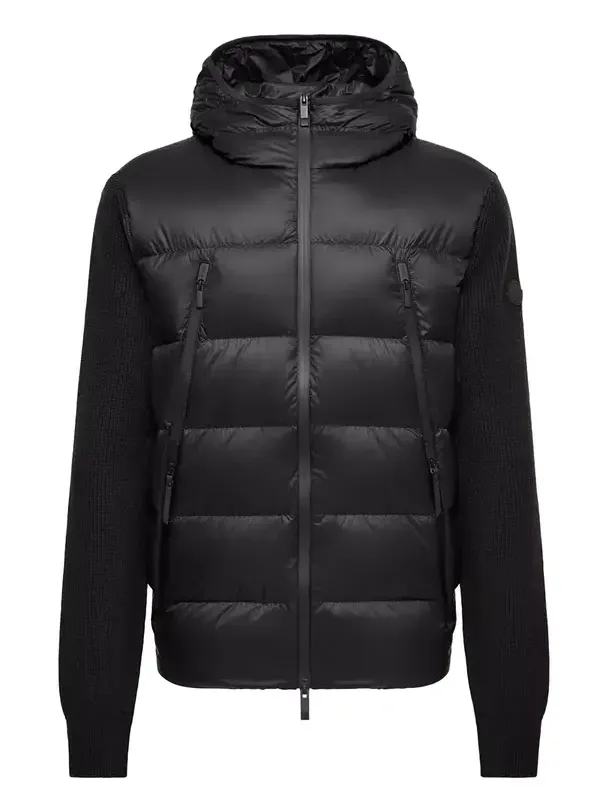 Wool Padded Zip-up Cardigan Wool Padded Zip-up Cardigan