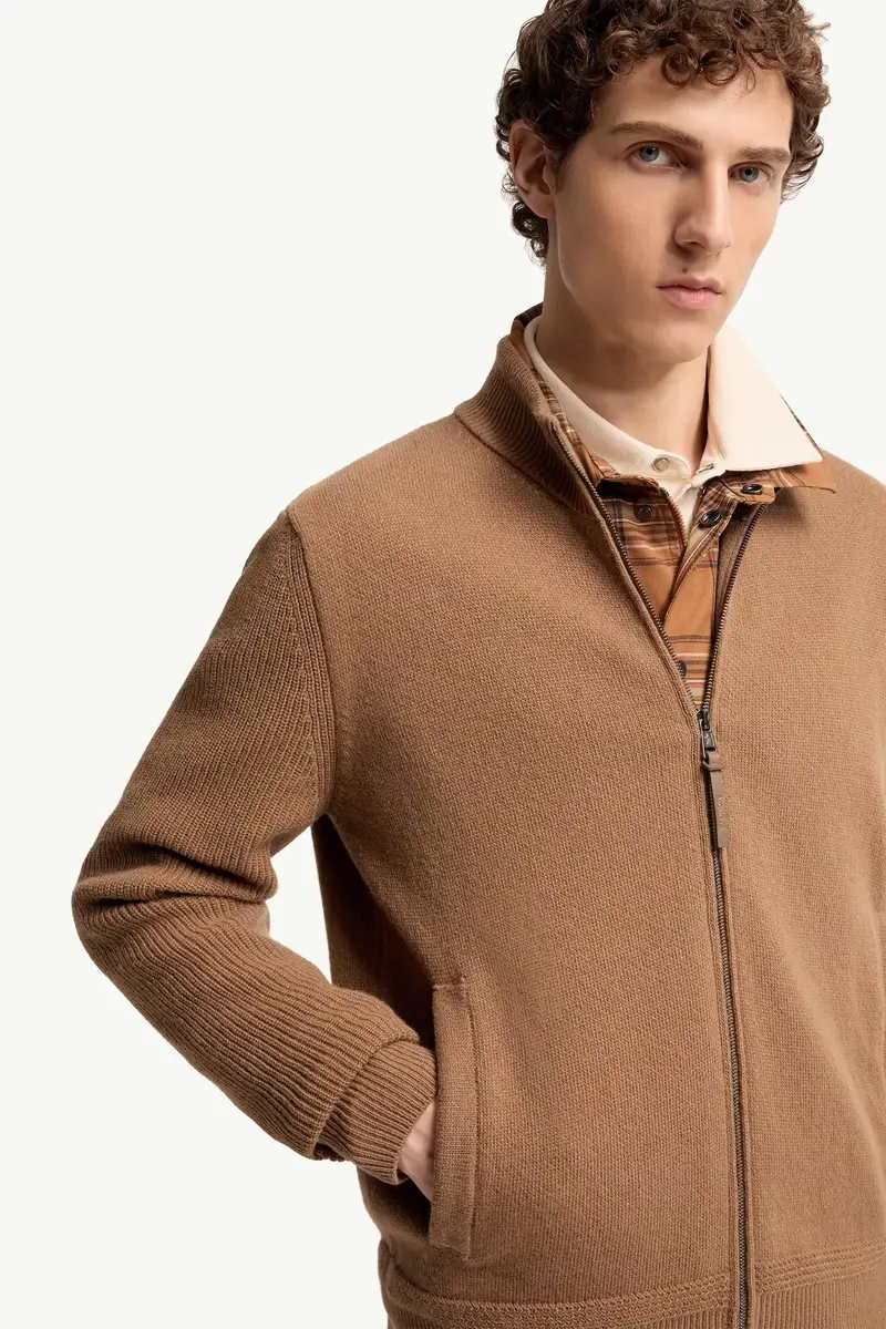 Moncler Wool & Cashmere Zip-up Cardigan | Thumbnail 7