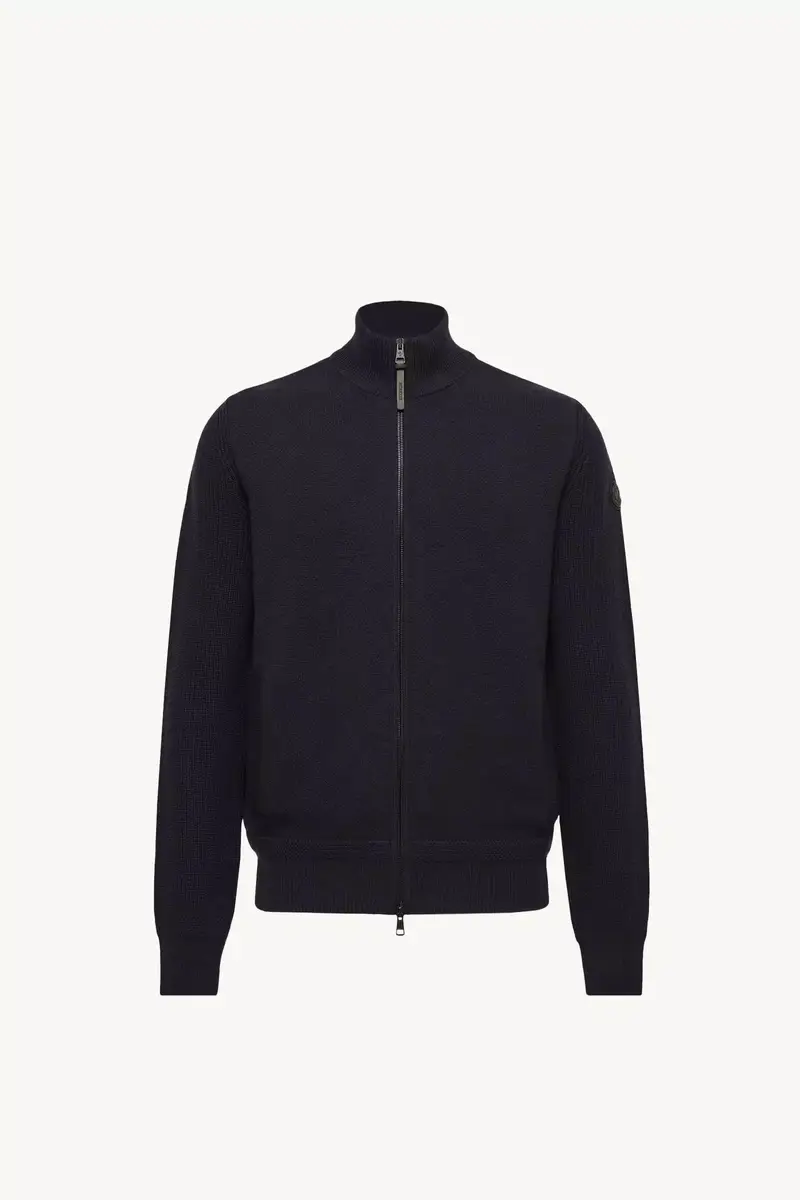 Moncler Wool & Cashmere Zip-up Cardigan | Thumbnail 2