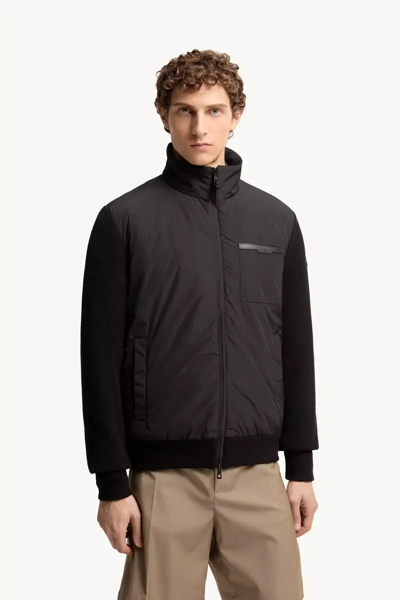 Moncler Wool & Cashmere Padded Zip-up Cardigan | Thumbnail 5 Moncler Wool & Cashmere Padded Zip-up Cardigan | Thumbnail 5