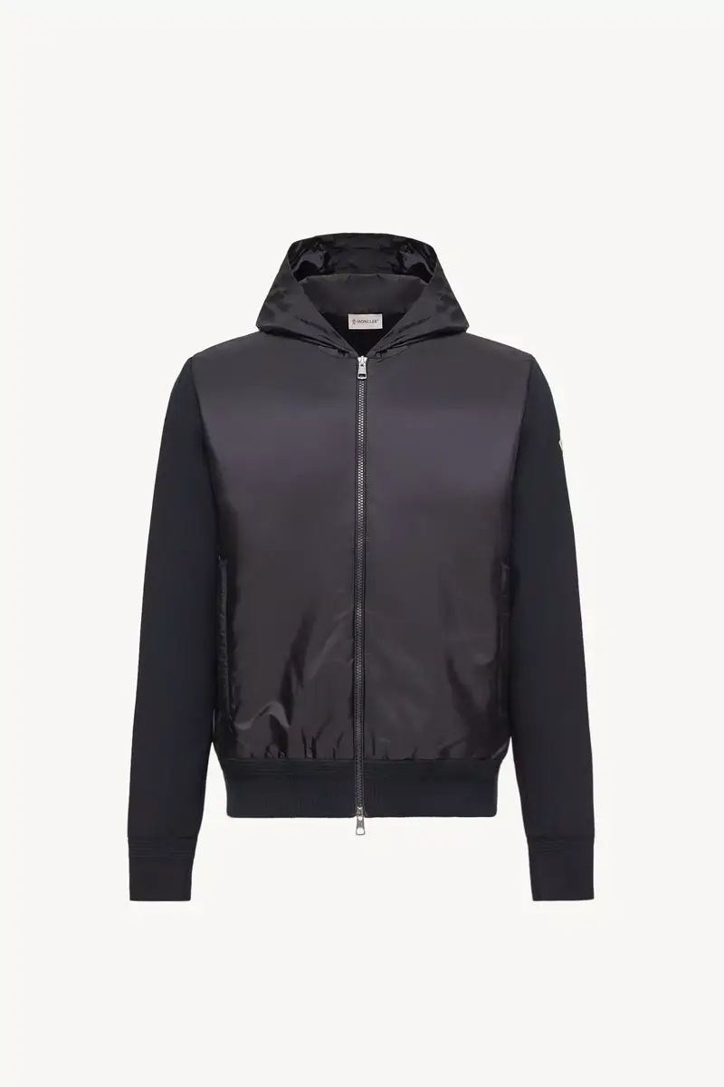 Moncler Cotton Blend Zip-up Hoodie | Thumbnail 2 Moncler Cotton Blend Zip-up Hoodie | Thumbnail 2