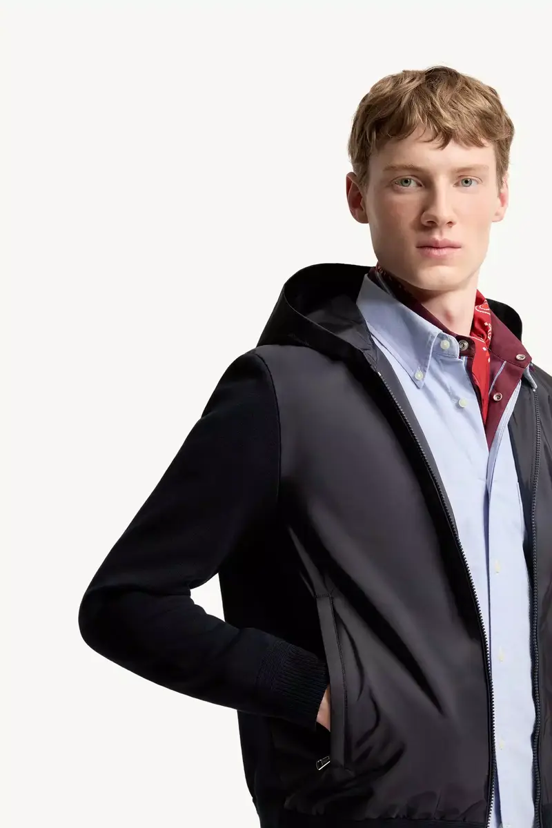 Moncler Cotton Blend Zip-up Hoodie | Thumbnail 7 Moncler Cotton Blend Zip-up Hoodie | Thumbnail 7