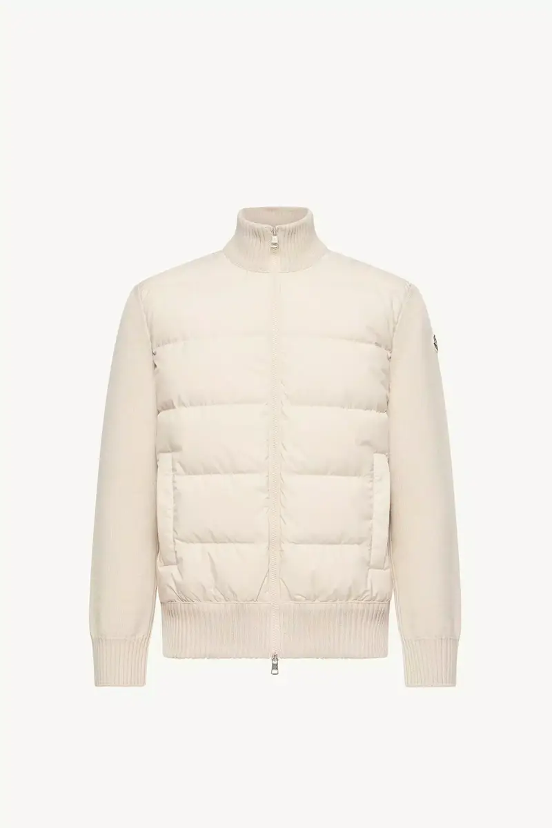 Moncler Padded Wool Zip-up Cardigan | Thumbnail 2