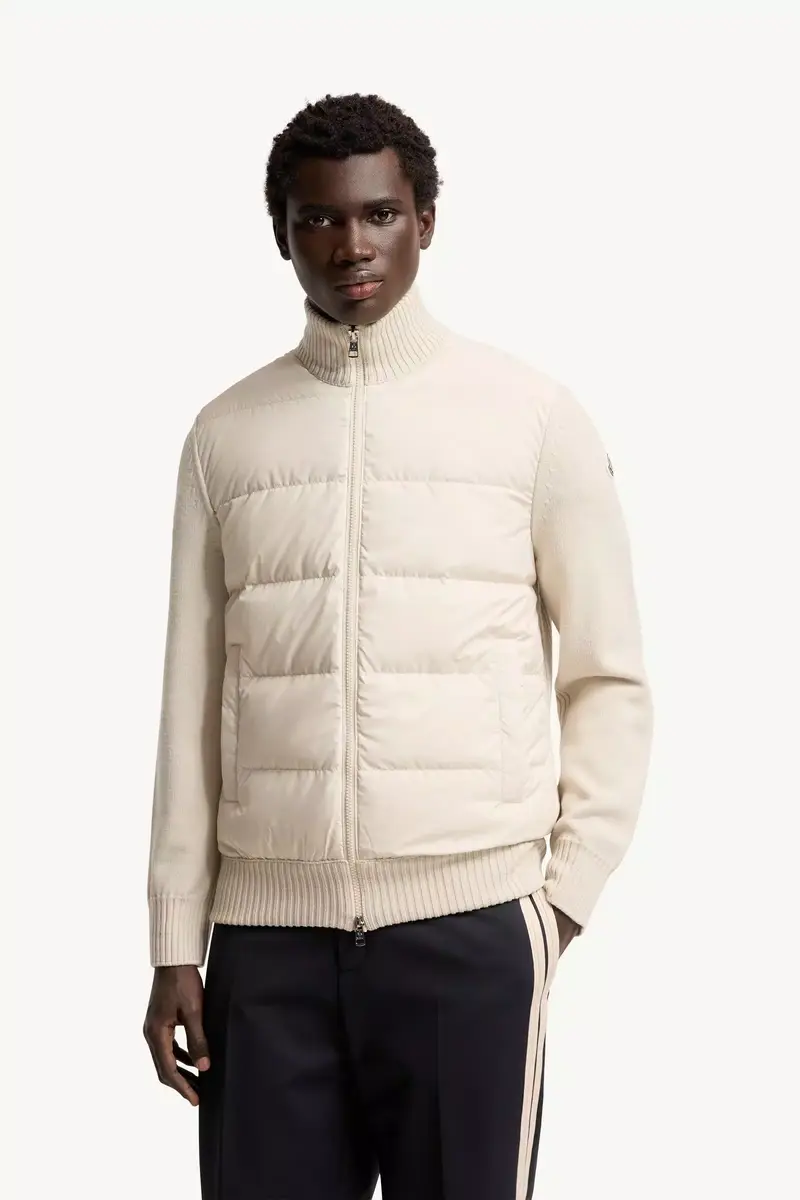 Moncler Padded Wool Zip-up Cardigan | Thumbnail 5