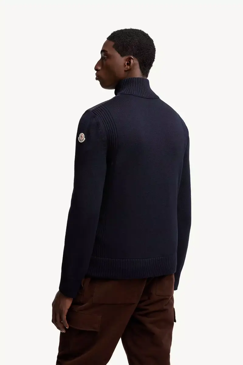 Moncler Padded Wool Zip-up Cardigan | Thumbnail 6 Moncler Padded Wool Zip-up Cardigan | Thumbnail 6