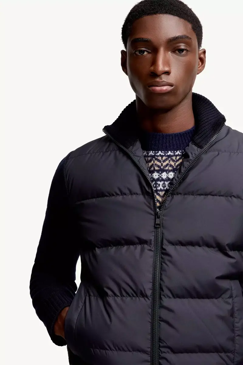 Moncler Padded Wool Zip-up Cardigan | Thumbnail 7 Moncler Padded Wool Zip-up Cardigan | Thumbnail 7