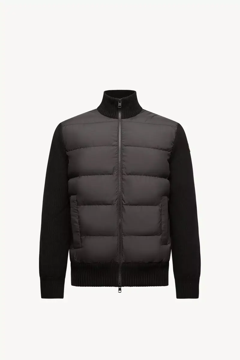 Moncler Padded Wool Zip-up Cardigan | Thumbnail 2