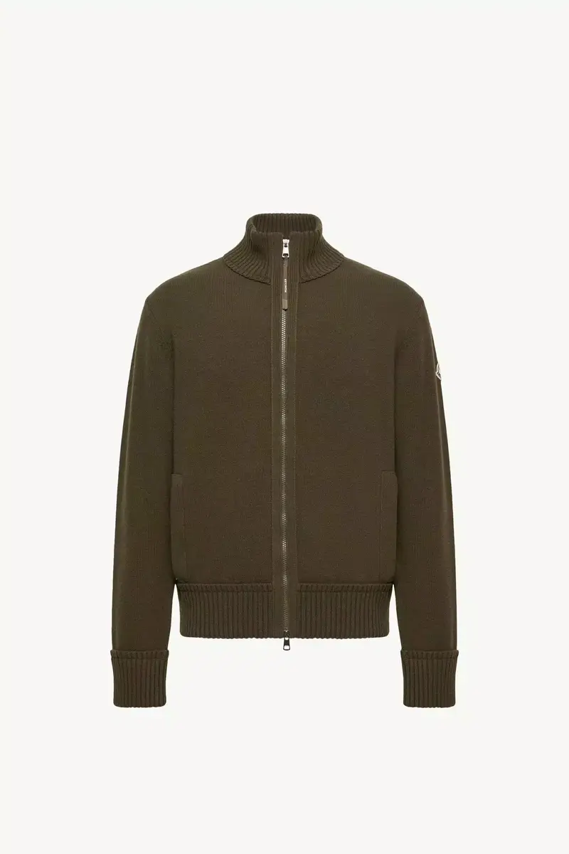 Moncler Cashmere & Wool Zip-up Cardigan | Thumbnail 2
