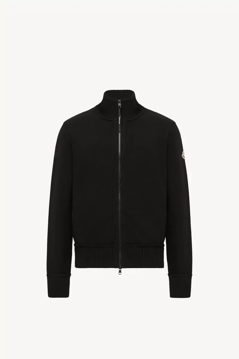 Moncler Cashmere & Wool Zip-up Cardigan | Thumbnail 2