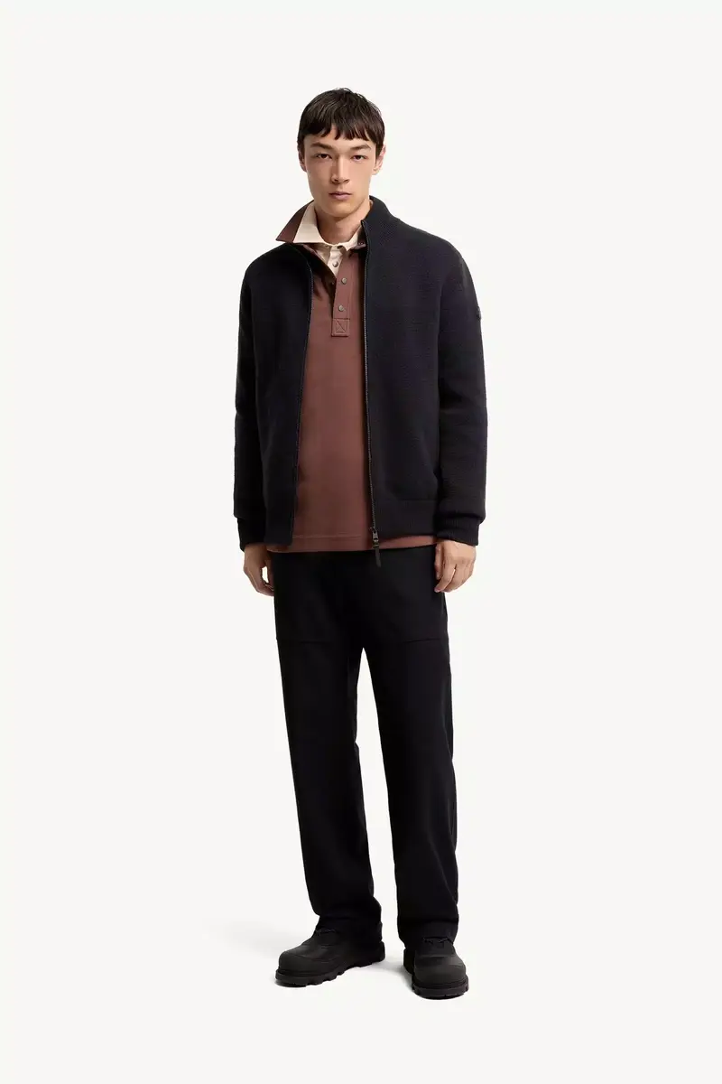Moncler Wool & Cashmere Blend Zip-up Cardigan | Thumbnail 3 Moncler Wool & Cashmere Blend Zip-up Cardigan | Thumbnail 3