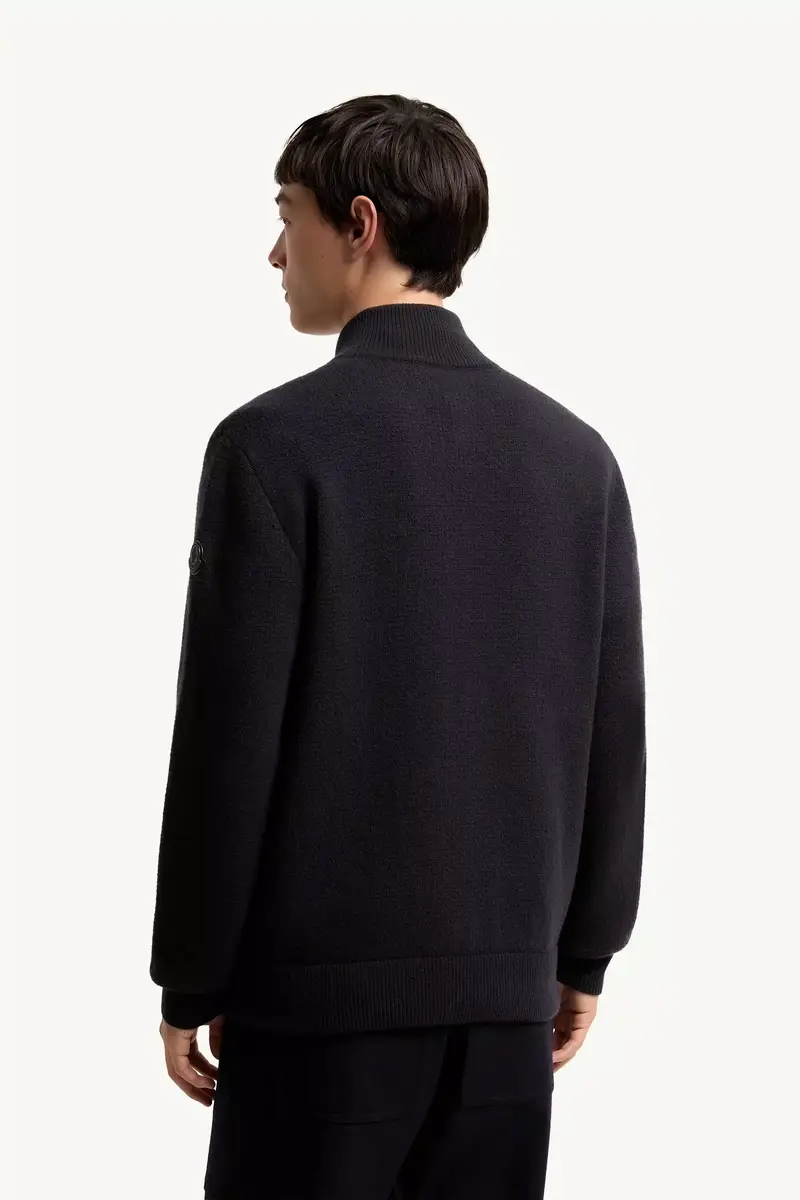 Moncler Wool & Cashmere Blend Zip-up Cardigan | Thumbnail 6 Moncler Wool & Cashmere Blend Zip-up Cardigan | Thumbnail 6