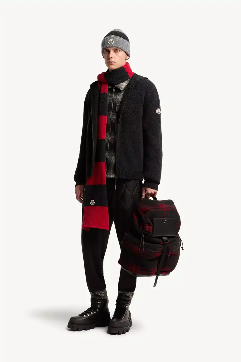 Moncler Bouclé Wool Blend Zip-up Hoodie | Thumbnail 3 Moncler Bouclé Wool Blend Zip-up Hoodie | Thumbnail 3