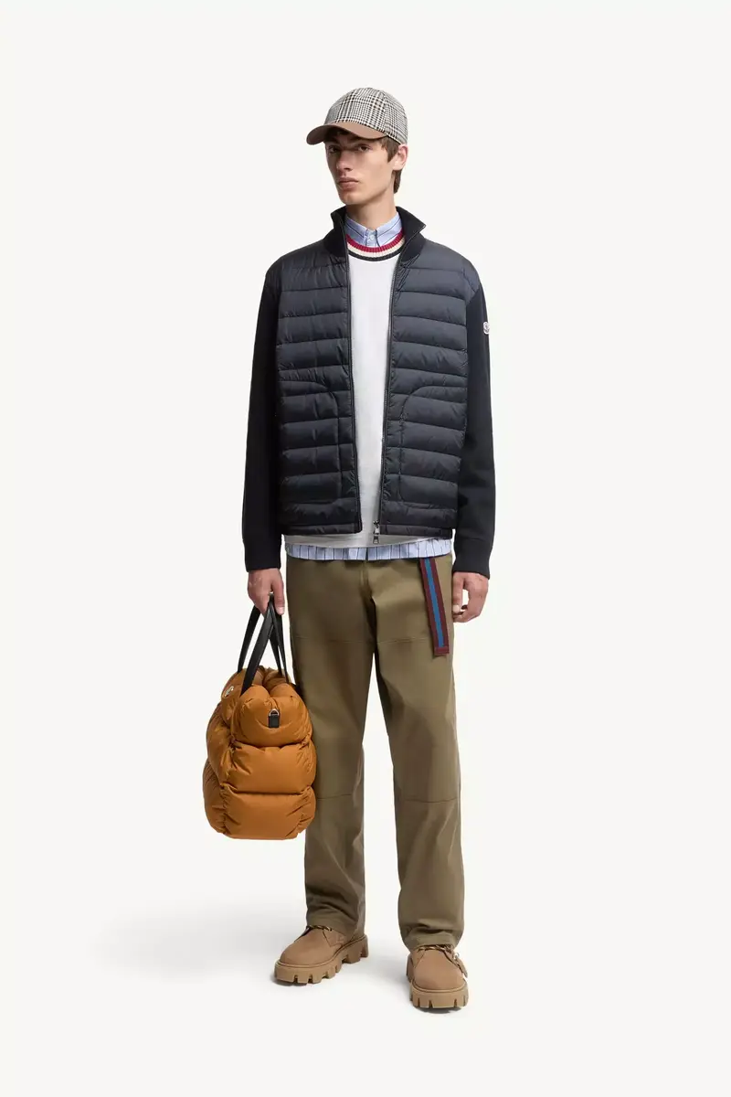 Moncler Padded Zip-up Cardigan | Thumbnail 3 Moncler Padded Zip-up Cardigan | Thumbnail 3