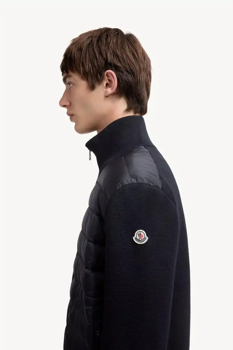 Moncler Padded Zip-up Cardigan | Thumbnail 4 Moncler Padded Zip-up Cardigan | Thumbnail 4