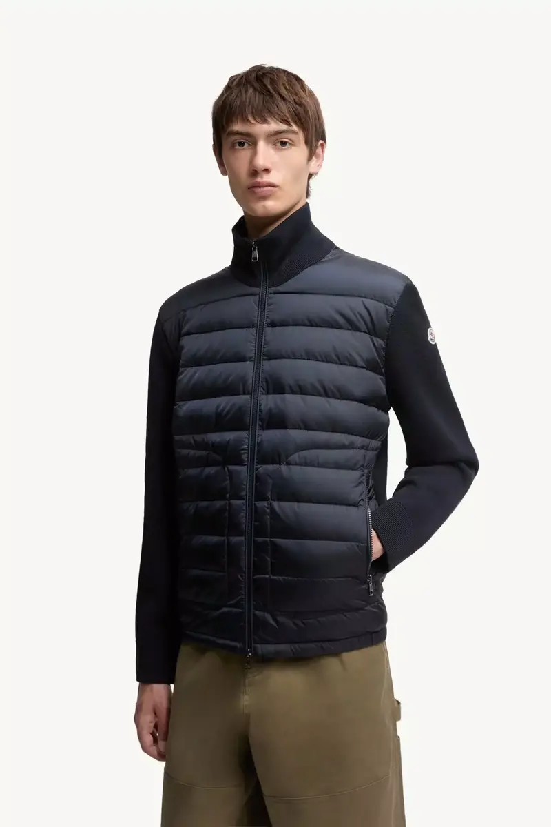 Moncler Padded Zip-up Cardigan | Thumbnail 5 Moncler Padded Zip-up Cardigan | Thumbnail 5