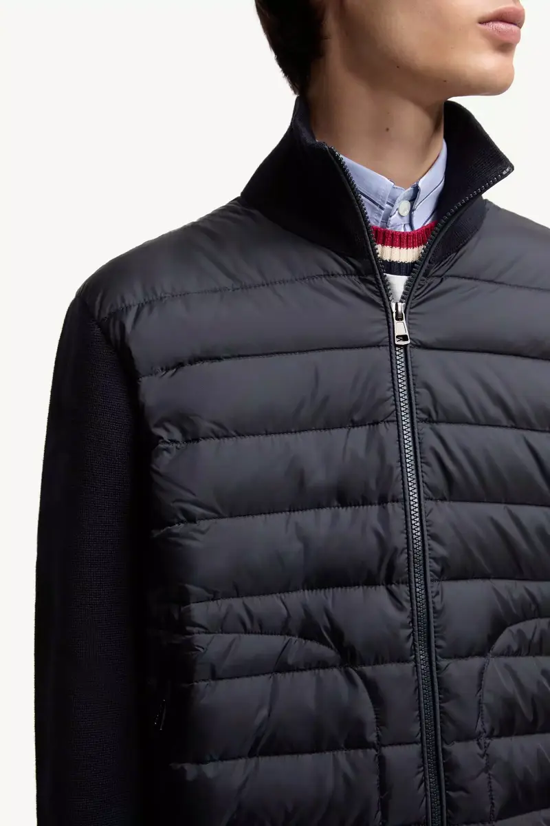Moncler Padded Zip-up Cardigan | Thumbnail 7 Moncler Padded Zip-up Cardigan | Thumbnail 7