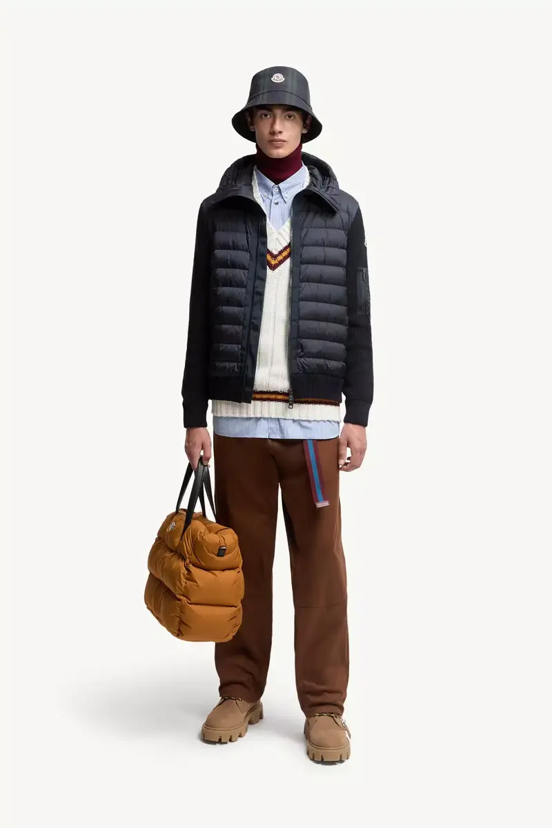 Moncler Padded Zip-up Cardigan | Thumbnail 3 Moncler Padded Zip-up Cardigan | Thumbnail 3