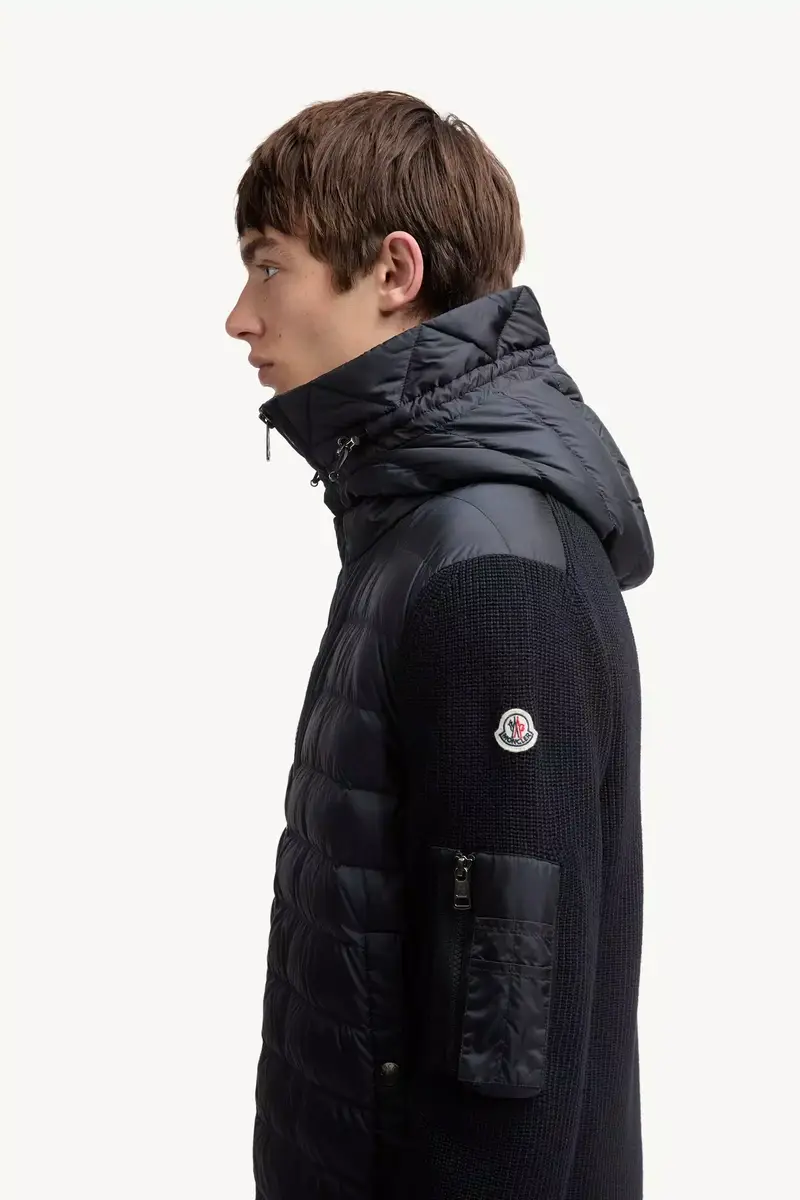 Moncler Padded Zip-up Cardigan | Thumbnail 4 Moncler Padded Zip-up Cardigan | Thumbnail 4