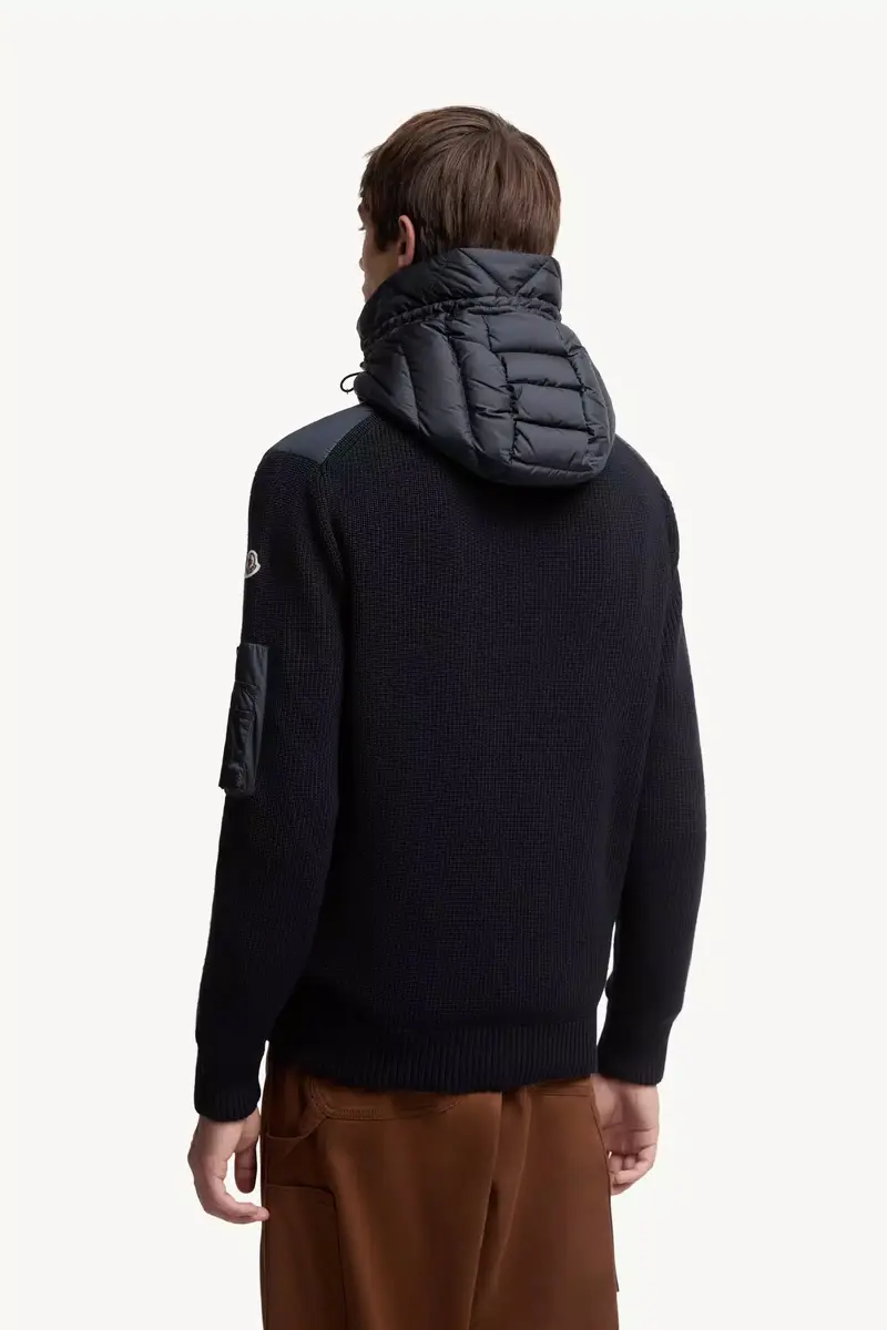 Moncler Padded Zip-up Cardigan | Thumbnail 6 Moncler Padded Zip-up Cardigan | Thumbnail 6
