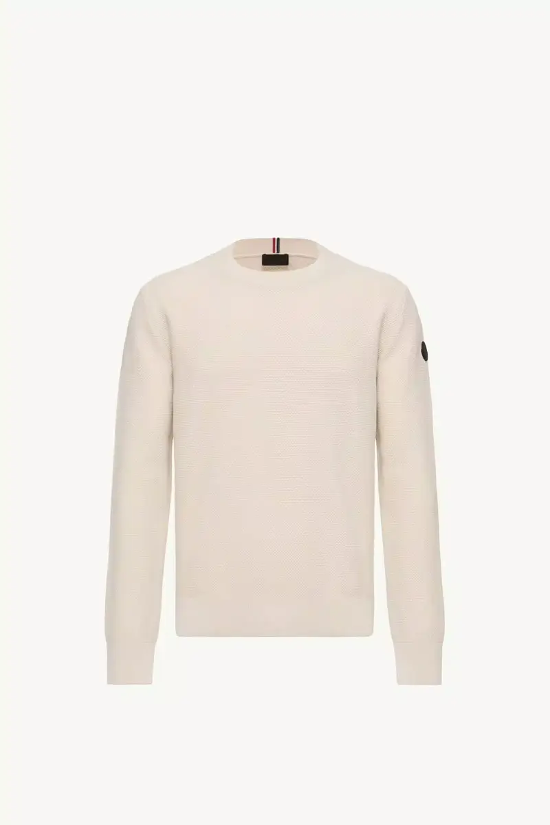 Moncler Cotton Knit Sweater | Thumbnail 2 Moncler Cotton Knit Sweater | Thumbnail 2