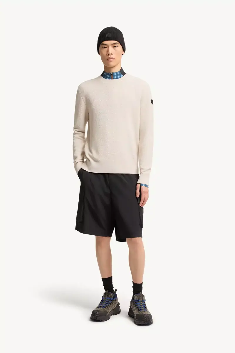 Moncler Cotton Knit Sweater | Thumbnail 3 Moncler Cotton Knit Sweater | Thumbnail 3