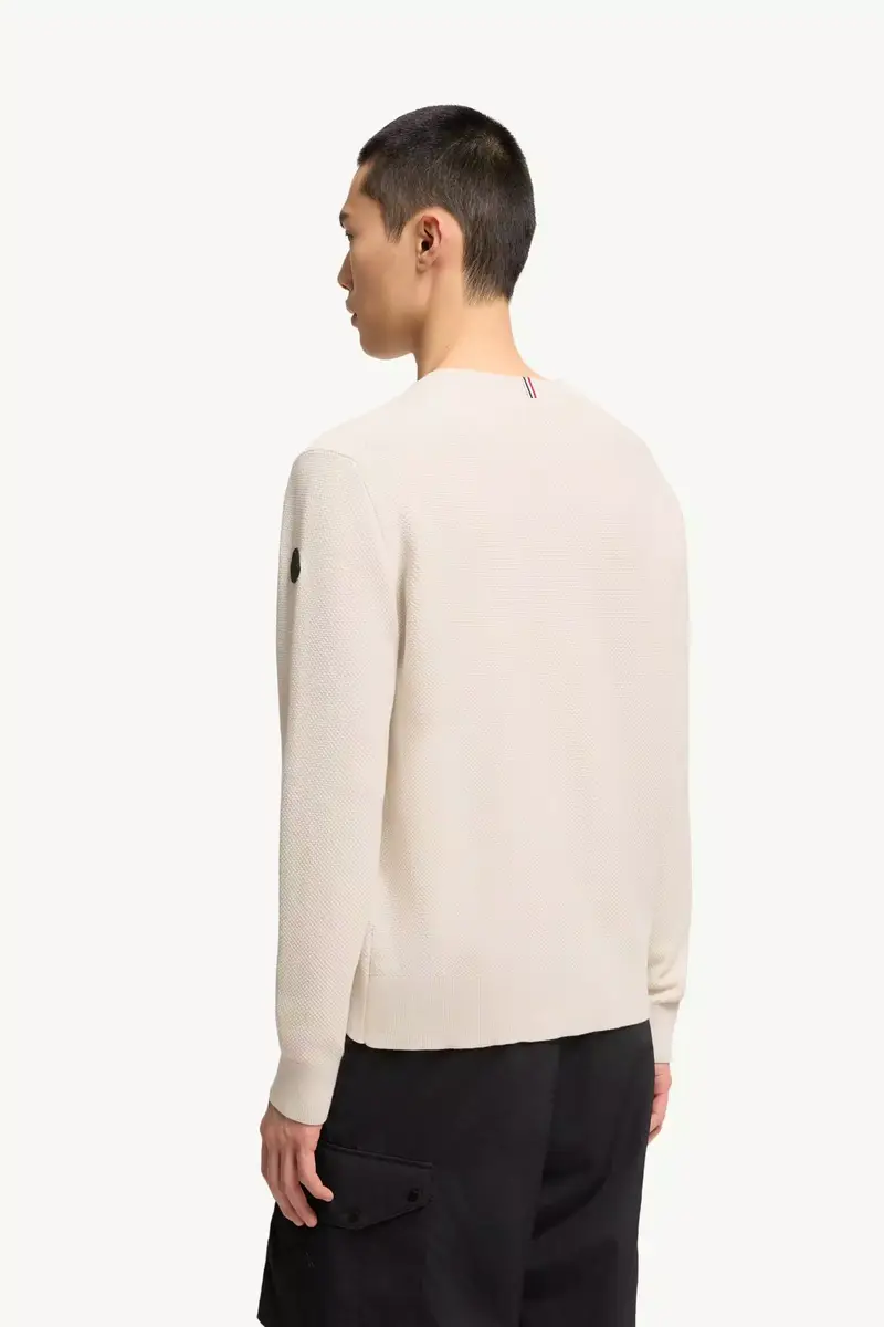 Moncler Cotton Knit Sweater | Thumbnail 6 Moncler Cotton Knit Sweater | Thumbnail 6