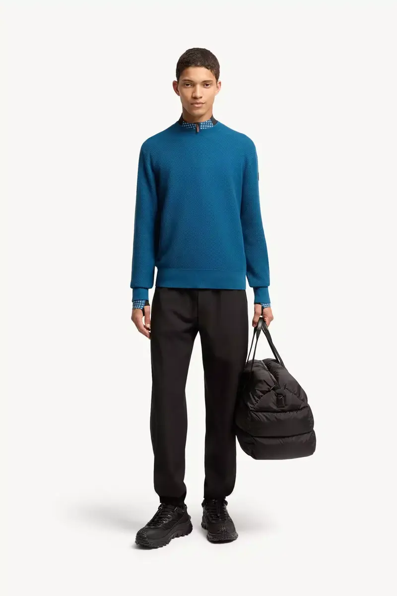 Moncler Cotton Knit Sweater | Thumbnail 3 Moncler Cotton Knit Sweater | Thumbnail 3