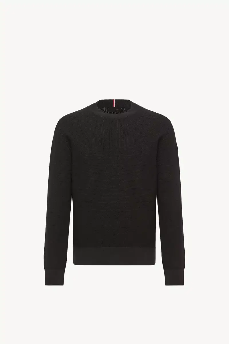 Moncler Cotton Knit Sweater | Thumbnail 2 Moncler Cotton Knit Sweater | Thumbnail 2
