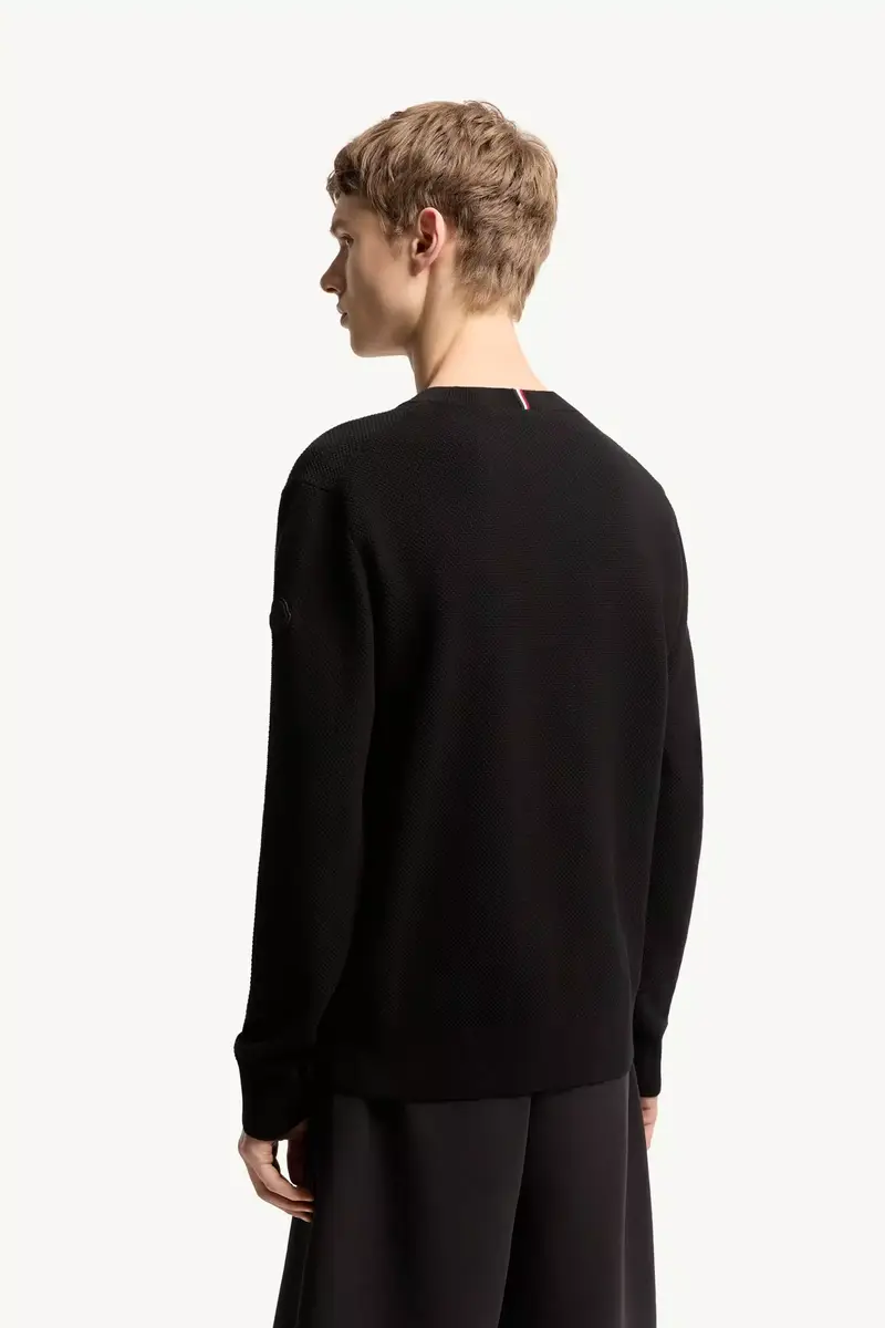 Moncler Cotton Knit Sweater | Thumbnail 6 Moncler Cotton Knit Sweater | Thumbnail 6