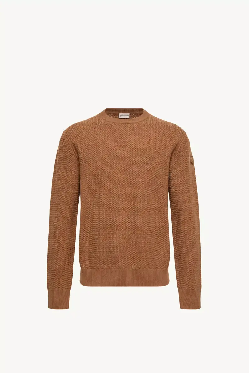 Moncler Textured Cashmere & Wool Sweater | Thumbnail 2 Moncler Textured Cashmere & Wool Sweater | Thumbnail 2