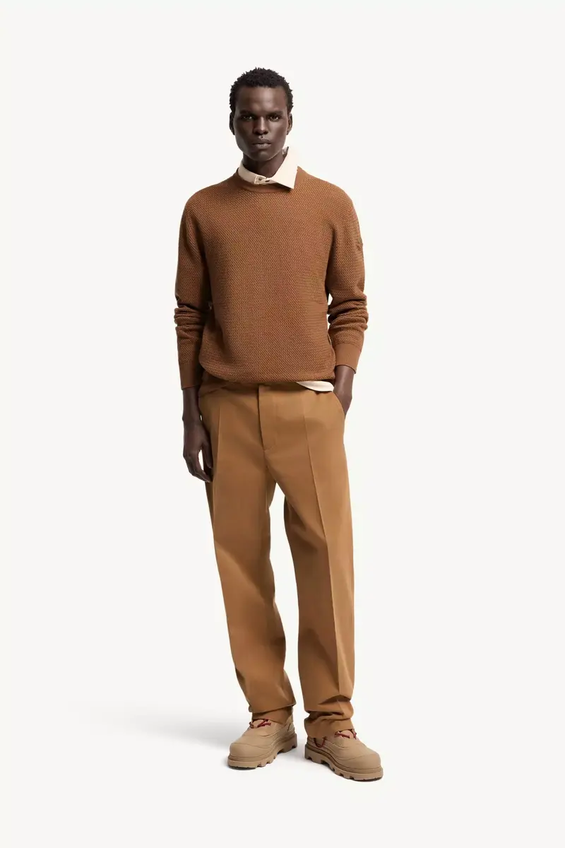 Moncler Textured Cashmere & Wool Sweater | Thumbnail 3 Moncler Textured Cashmere & Wool Sweater | Thumbnail 3