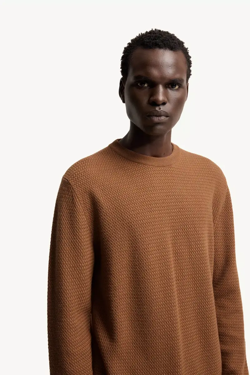 Moncler Textured Cashmere & Wool Sweater | Thumbnail 7 Moncler Textured Cashmere & Wool Sweater | Thumbnail 7