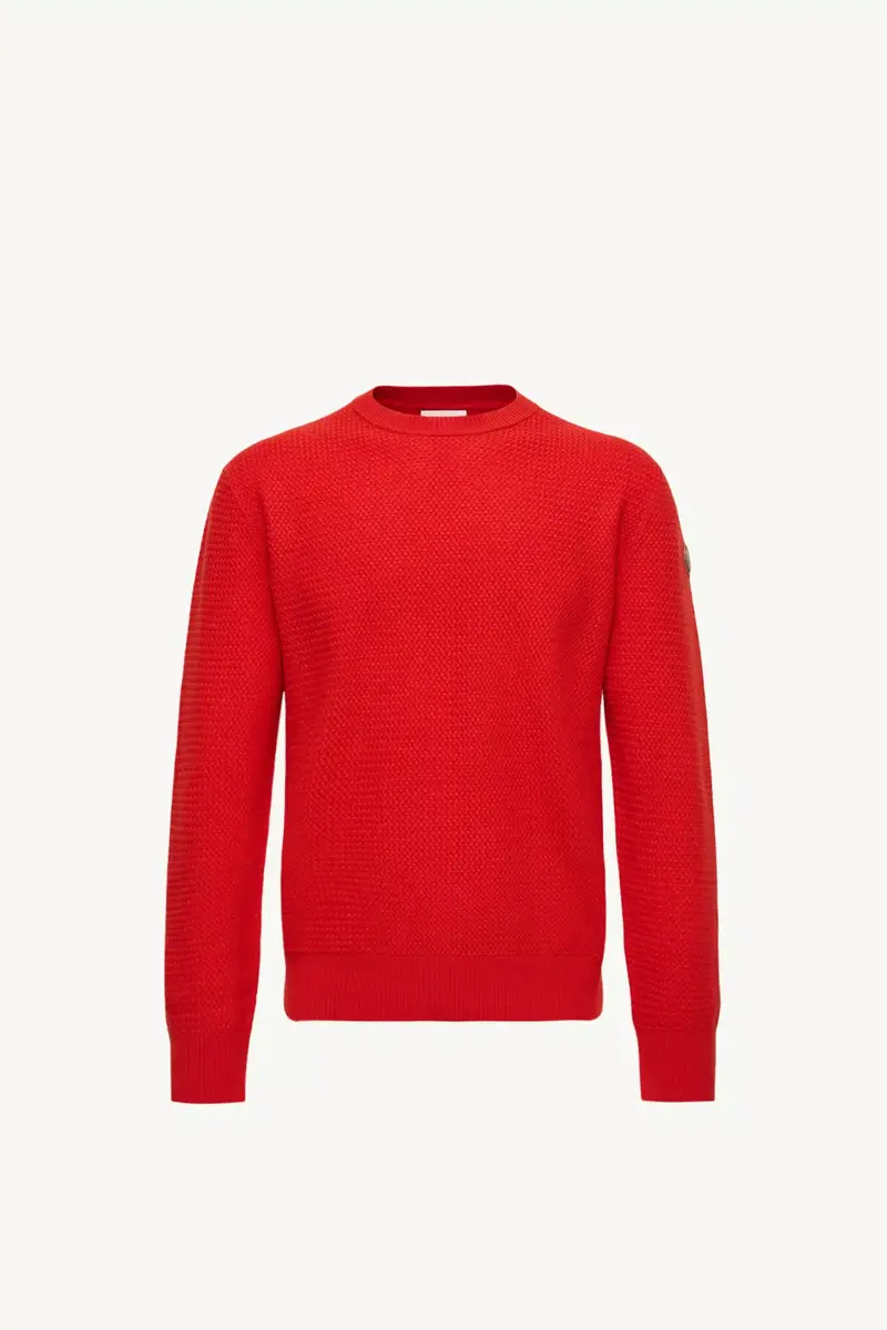 Moncler Textured Cashmere & Wool Sweater | Thumbnail 2 Moncler Textured Cashmere & Wool Sweater | Thumbnail 2
